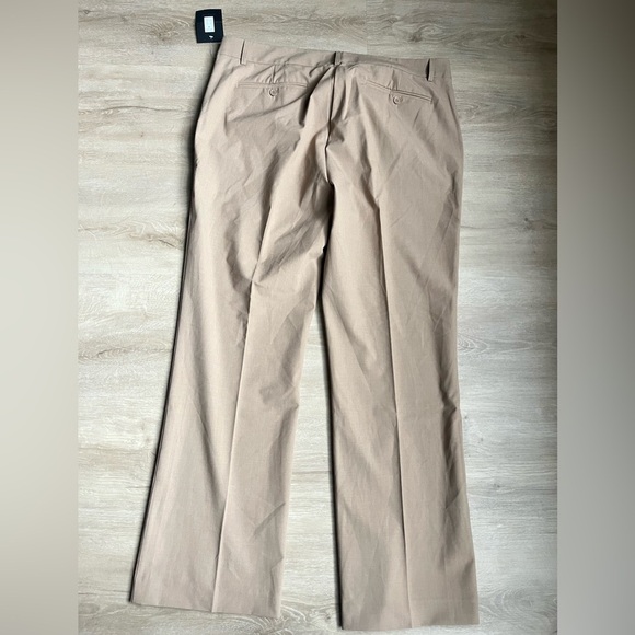Rekucci Classic Straight Leg Easy Care Trousers Dress Pants Tan Office SZ 18 - Picture 9 of 9